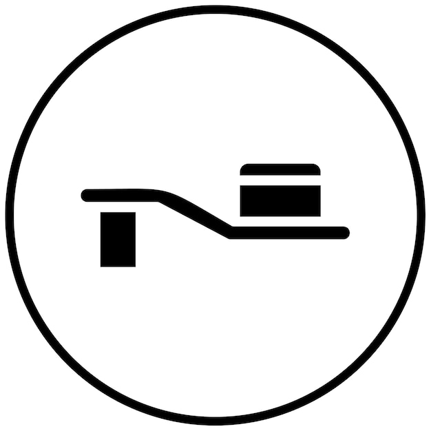 un letrero blanco y negro que tiene una imagen de un tren en él