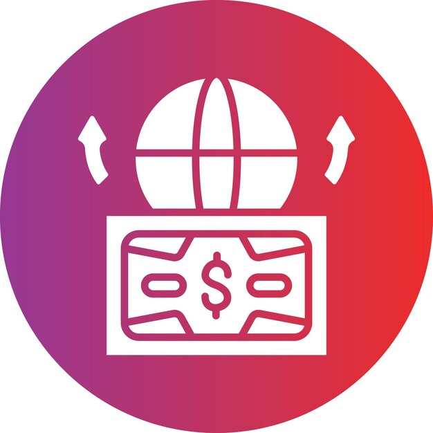 un letrero con un globo en él que dice dólar