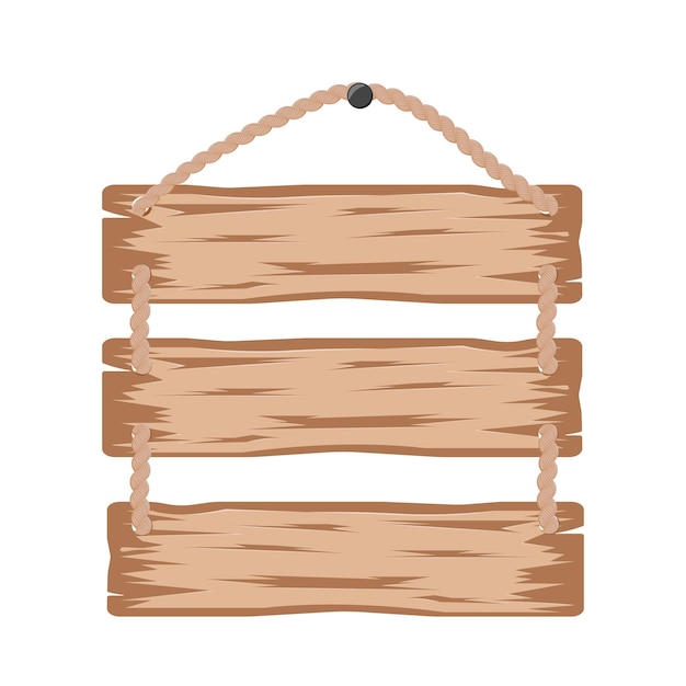 Letrero de madera Tablero rugoso tablero rústico letrero colgado en cuerdas plantillas de banner