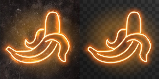 Letrero de publicidad de neón vectorial en un conjunto de pared de piedra