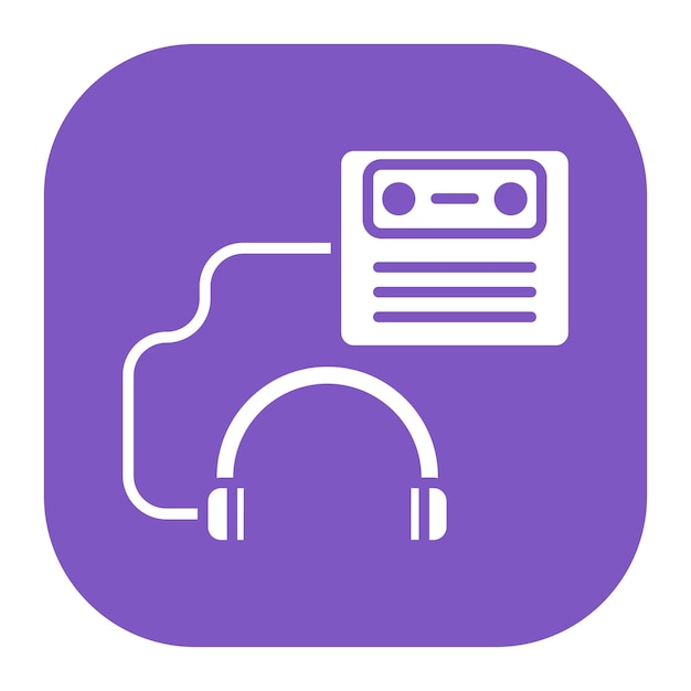 un letrero púrpura que dice " auriculares "