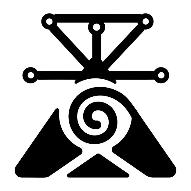 un letrero que dice espiral y apunta a ella