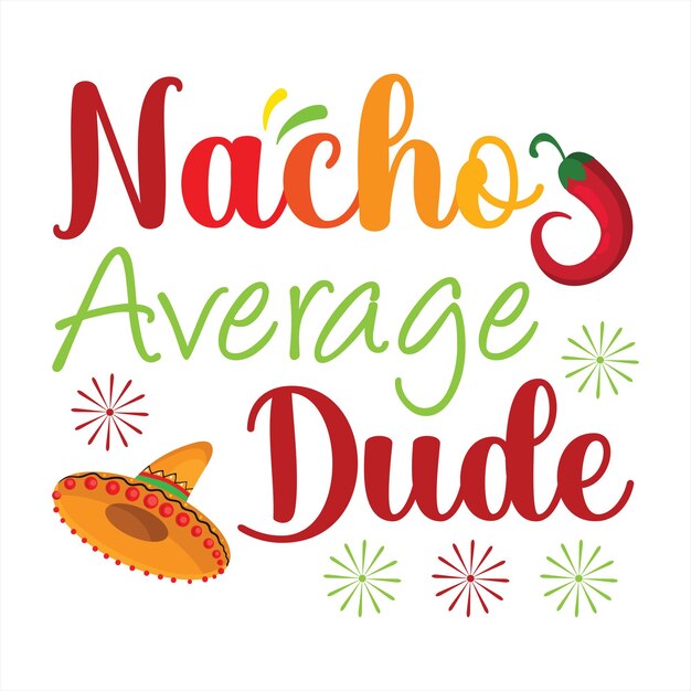 Un letrero que dice nachos tipo promedio.