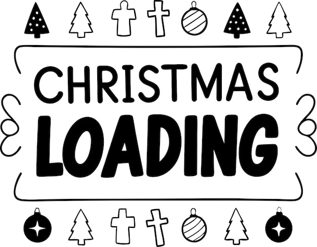 Un letrero que dice que Santa lleva una carga de Navidad