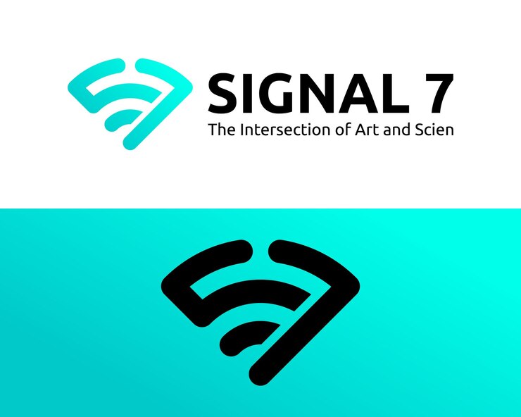 Vector un letrero que dice señal de la intersección de arte y ciencia