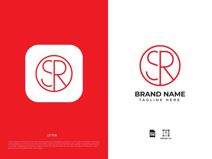 Vector un letrero rojo y blanco que dice el nombre de la marca en él