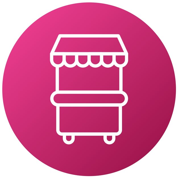 un letrero rosa y blanco que dice una caja rosa