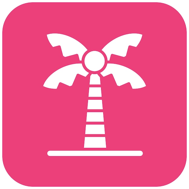 un letrero rosa y blanco que dice palmera