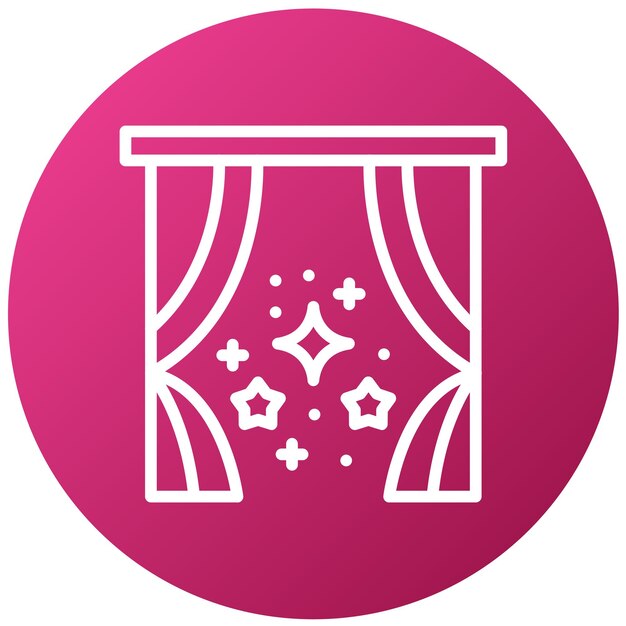 un letrero rosa con estrellas y un círculo rosa con la palabra estrella en él