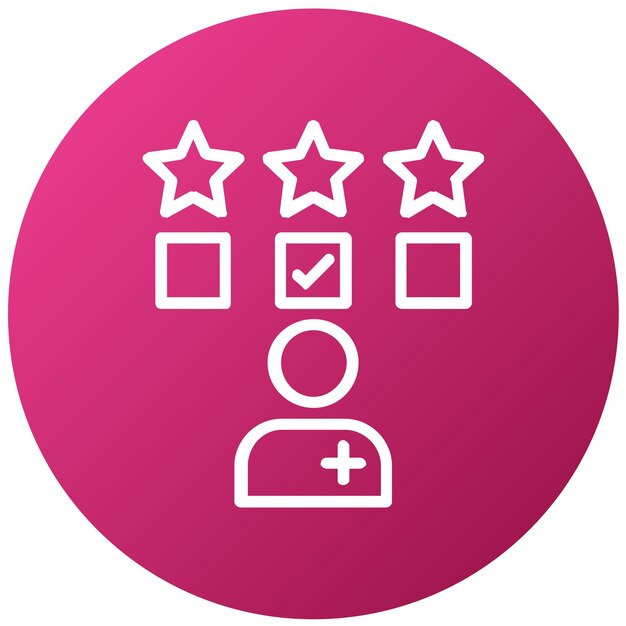 un letrero rosa con la palabra médico en él