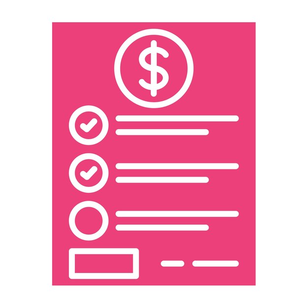 un letrero rosa con un signo de dólar en él que dice 1