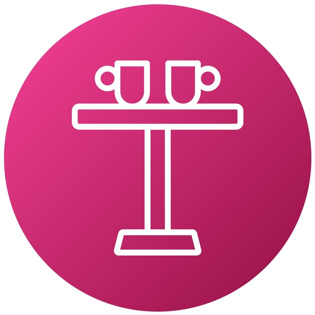 un letrero rosa con tazas en él que dice tazas de café en él