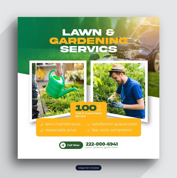 un letrero para un servicio de jardín que dice "servicio de césped"