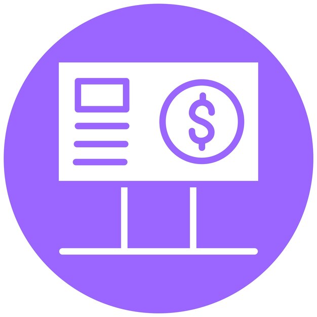un letrero con un signo de dólar en él que dice dólar