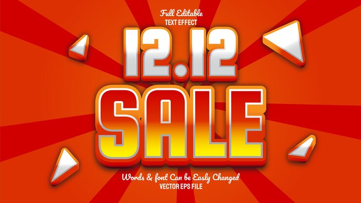 Un letrero de venta rojo y naranja con las palabras " 12. 12. 12 ".