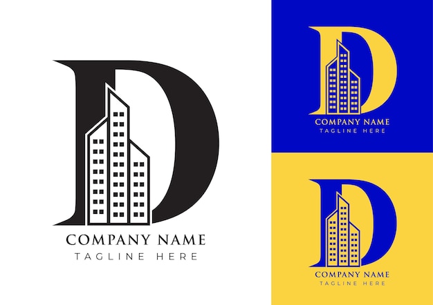 letter d business logo design