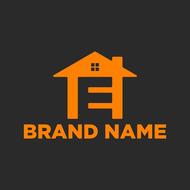 Letter E home logo