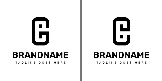 Letters GE or GEI Monogram Logo for GE EG GEI GIE EGI EIG IGE IEG initials