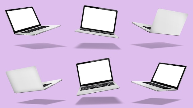 Levitation laptop computer set