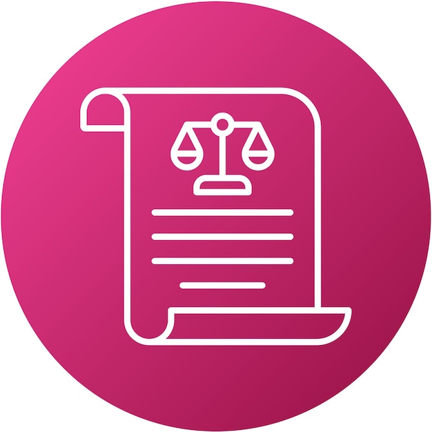 Ley de diseño vectorial Estilo del icono