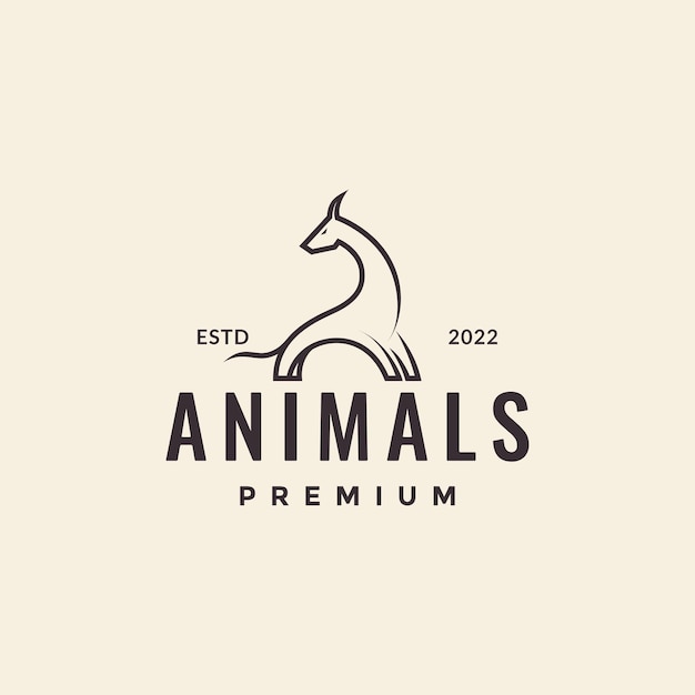 Leyenda animal dinosaurio simple hipster logo diseño vector gráfico símbolo icono ilustración idea creativa