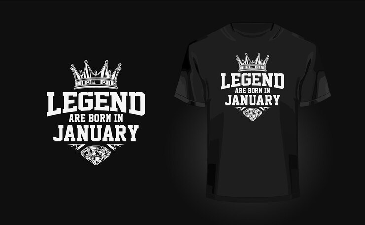 La leyenda nace en - Diseño de camisetas con efecto grunge de textura de moda para estampado de camisetas, telas