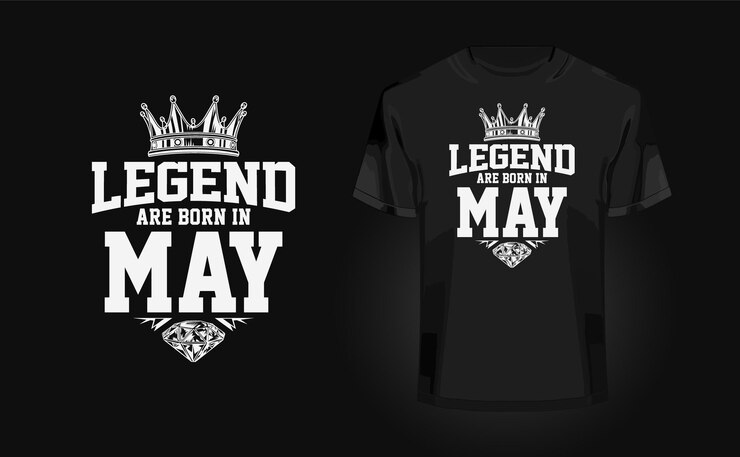 La leyenda nace en - Diseño de camisetas con efecto grunge de textura de moda para estampado de camisetas, telas