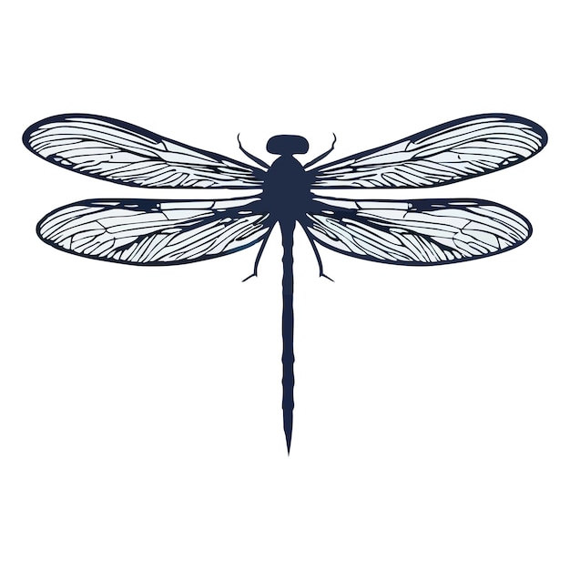 Libélula vectorial