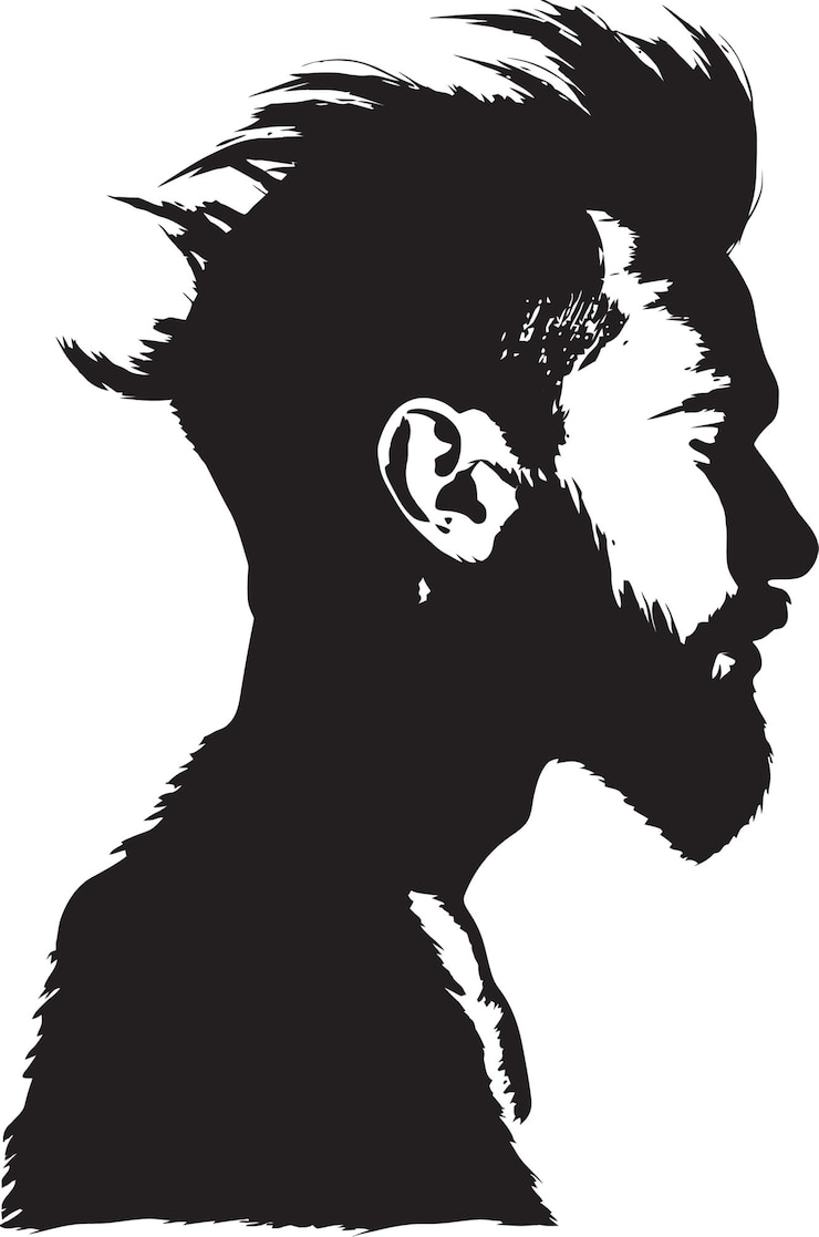Vector la liberación de la barba se libera de las expectativas sociales del vello facial