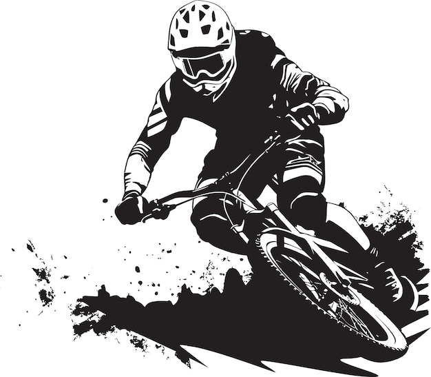 Las libertades suben hacia arriba, el ciclista mira hacia arriba, donde la resistencia se encuentra con el equipo, el motociclista de montaña listo para montar.