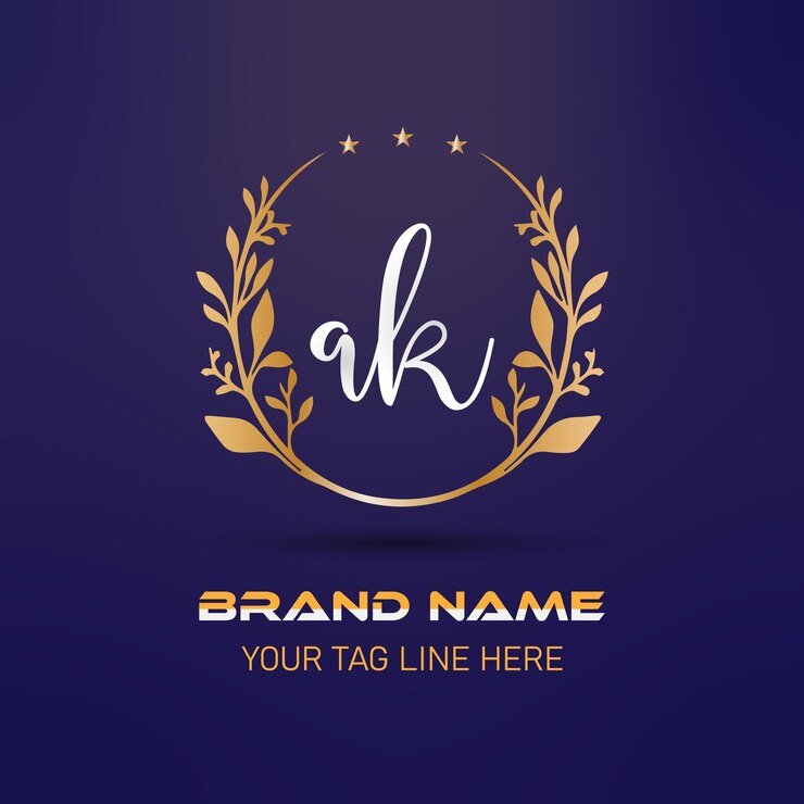 Libre letra vectorial ak gran paquete de logotipo diseño creativo diseño de logotipos modernos para su negocio