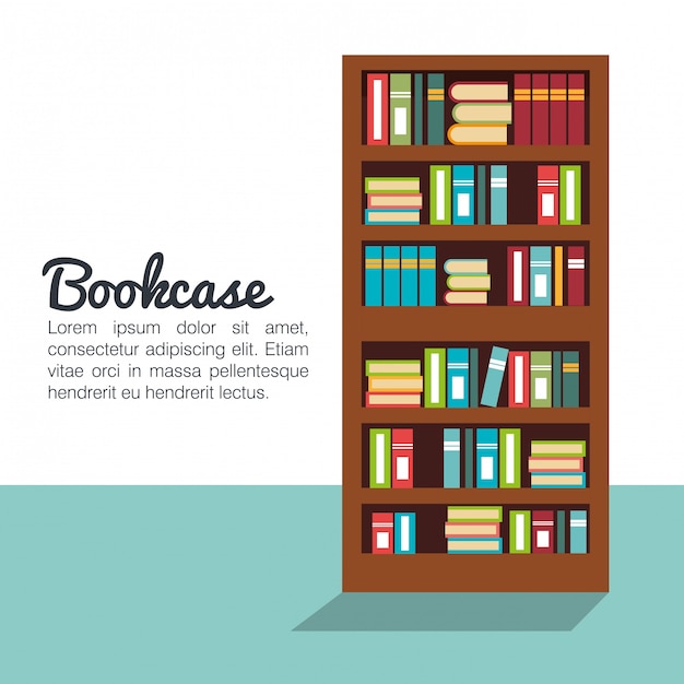 libreria de diseño aislado