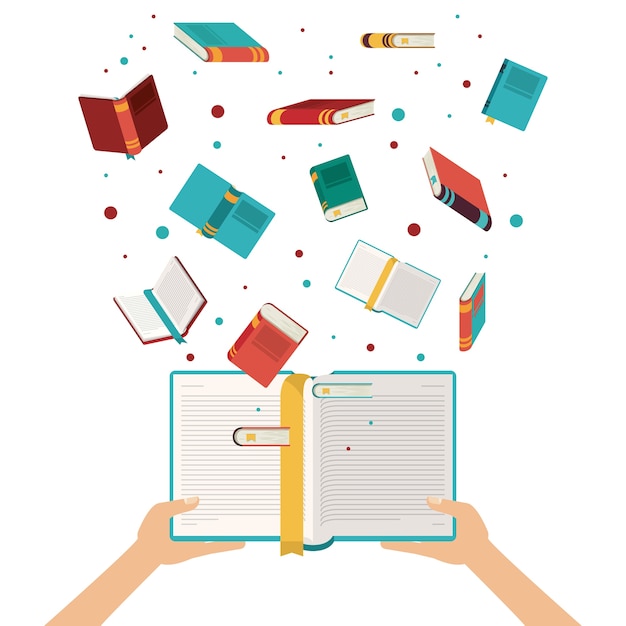 libro abierto conjunto