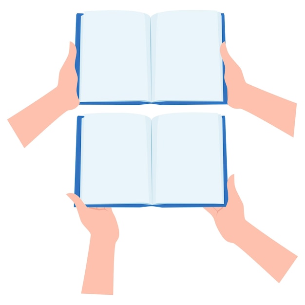 Libro abierto en manos de mujeres para el Día Mundial del Libro