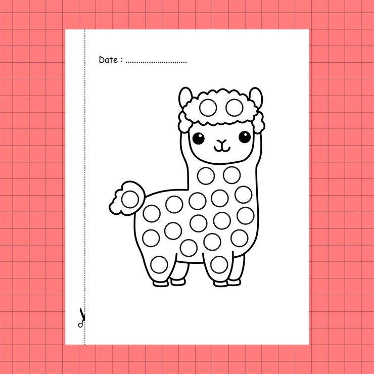 Vector libro de actividades del marcador de puntos