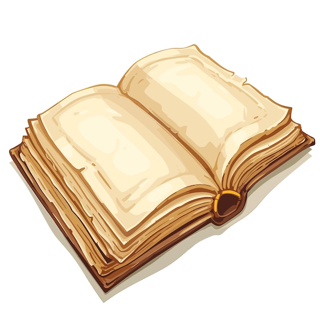 un libro antiguo con un anillo de oro en el medio