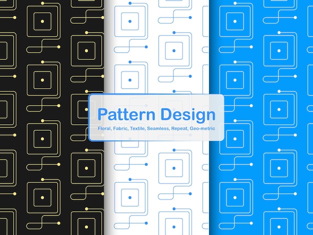 un libro azul y blanco con un diseño azul y negro en el patrón de lujo delantero y el fondo de lujo