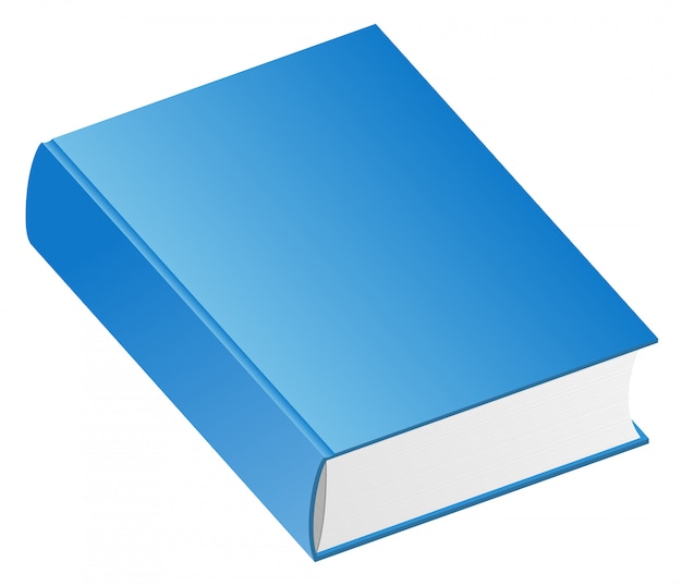 Vector libro azul