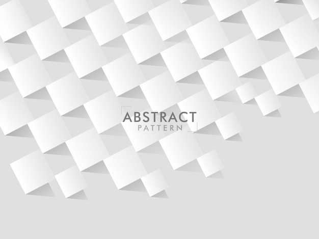 Vector libro blanco corte cuadrado geométrico abstracto textura fondo.