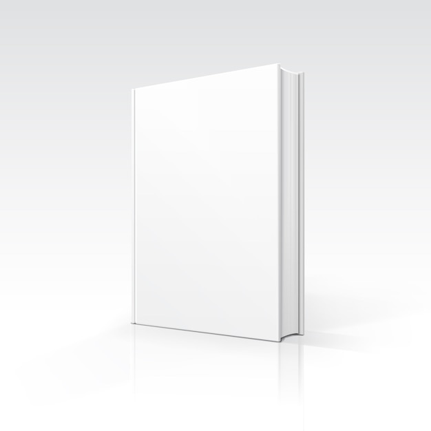 Vector libro en blanco