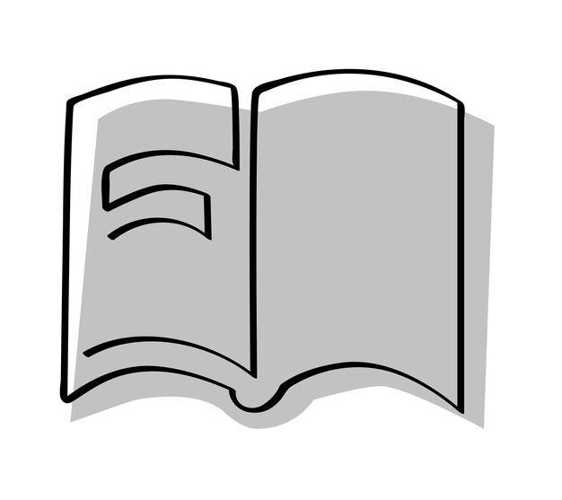 Libro de bocetos de vector simple arte de una sola línea continuo