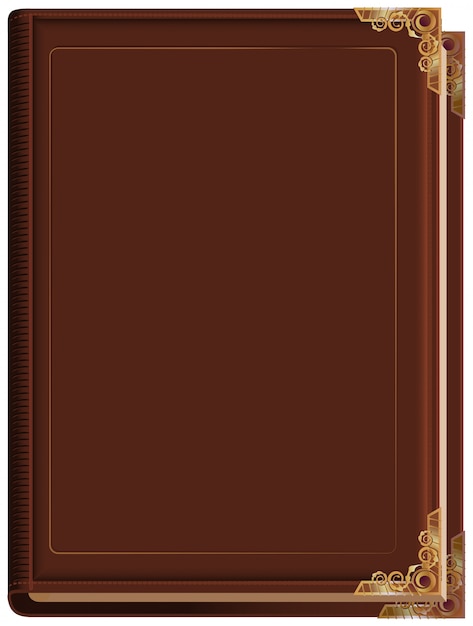 Libro cerrado marrón