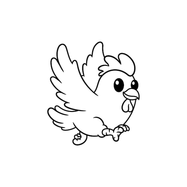 El libro de colorear de las alas de pollo