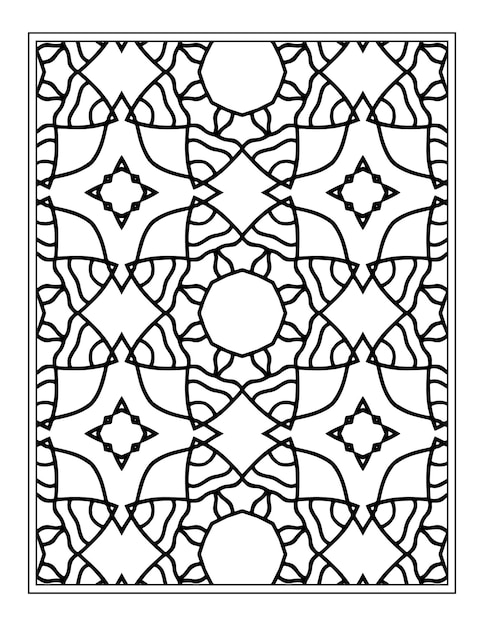Libro de colorear floral para adultos mandala de flores página para colorear