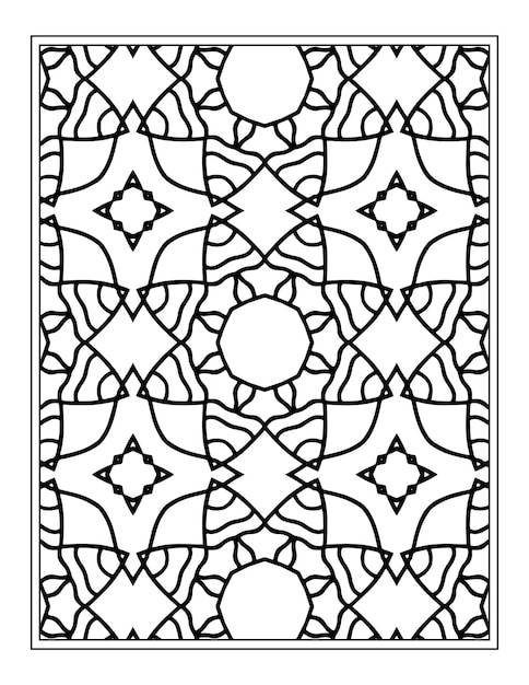 Libro de colorear floral para adultos mandala de flores página para colorear