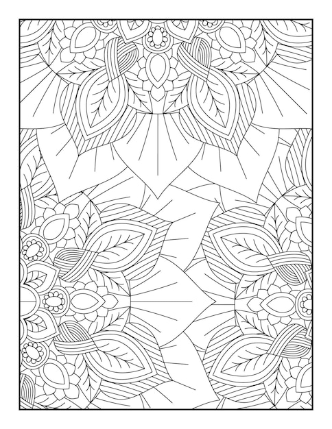 Libro para colorear floral Libro para colorear floral Libro para colorear floral para adultos Páginas para colorear Libros