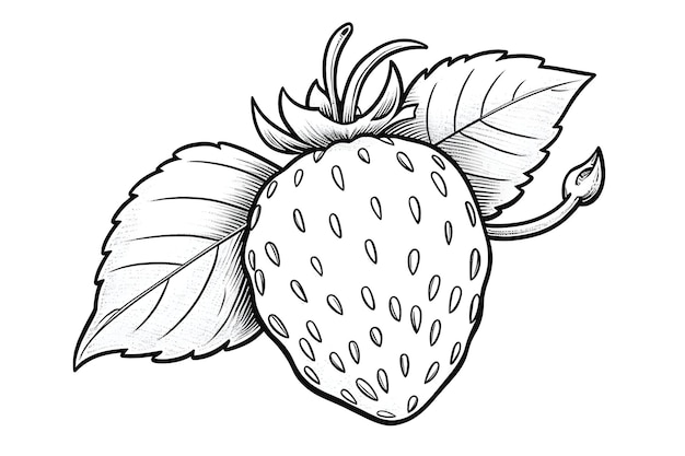 Vector libro para colorear de frutas para niños