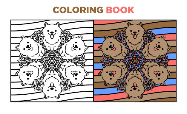 Libro para colorear mandala lindo para niños
