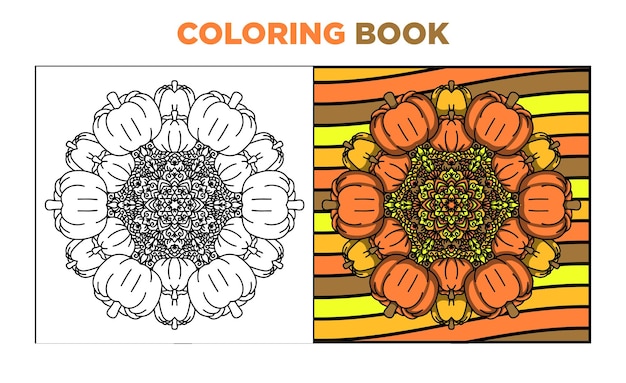 Libro para colorear mandala lindo para niños