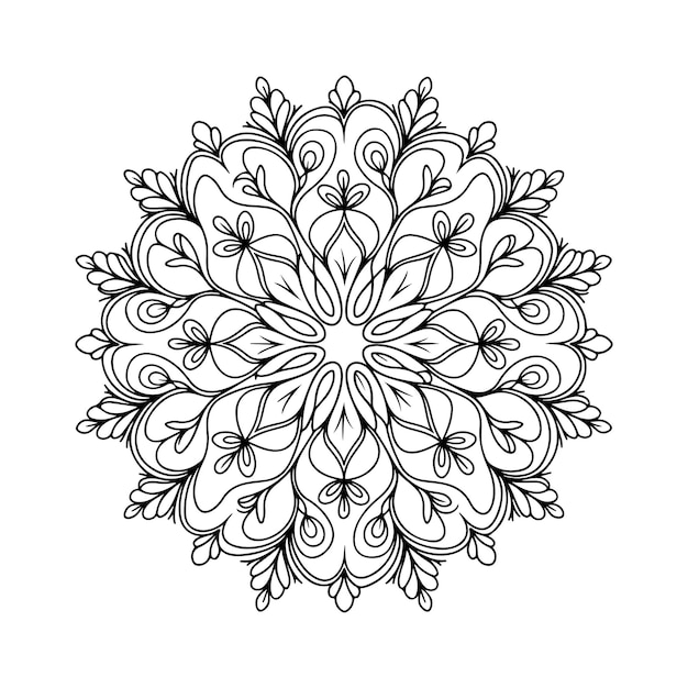 libro de colorear mandala